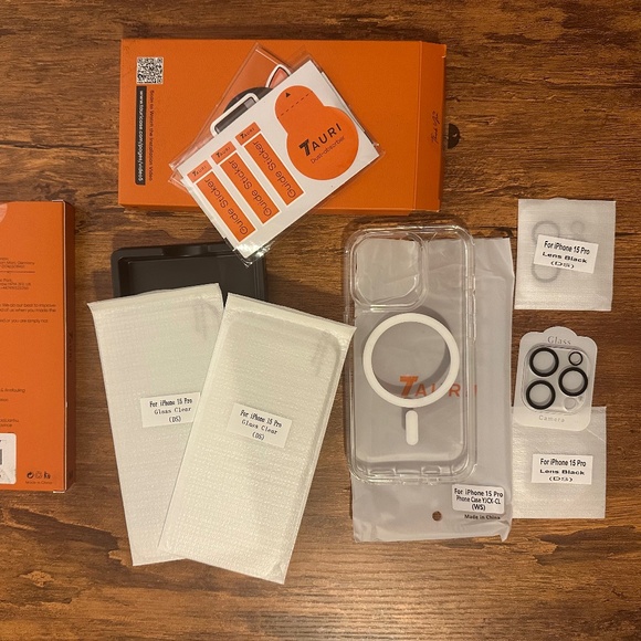 Tauri 5-in-1 iPhone 15 Pro Protection Case (DS) - 2 Boxes - Picture 2 of 6
